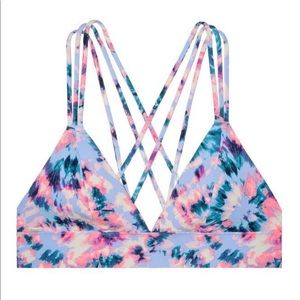 VS PINK Strappy Tie Dye Bonded Bralette